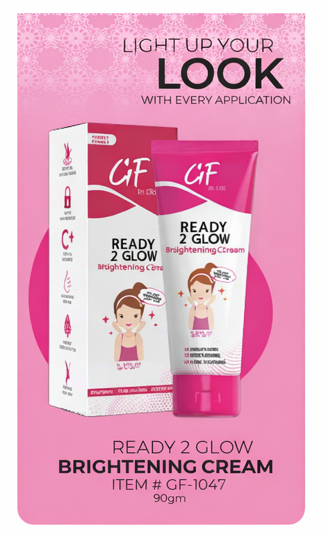 Cif Ready 2 Glow Brightening Cream 90gm – Smooth & Radiant Skin Formula (GF-1047)