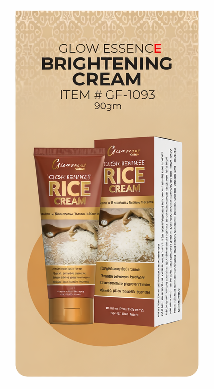Glamorous Glow Essence Brightening Rice Cream 90gm – Nourishing & Radiant Skin Formula (GF-1093)