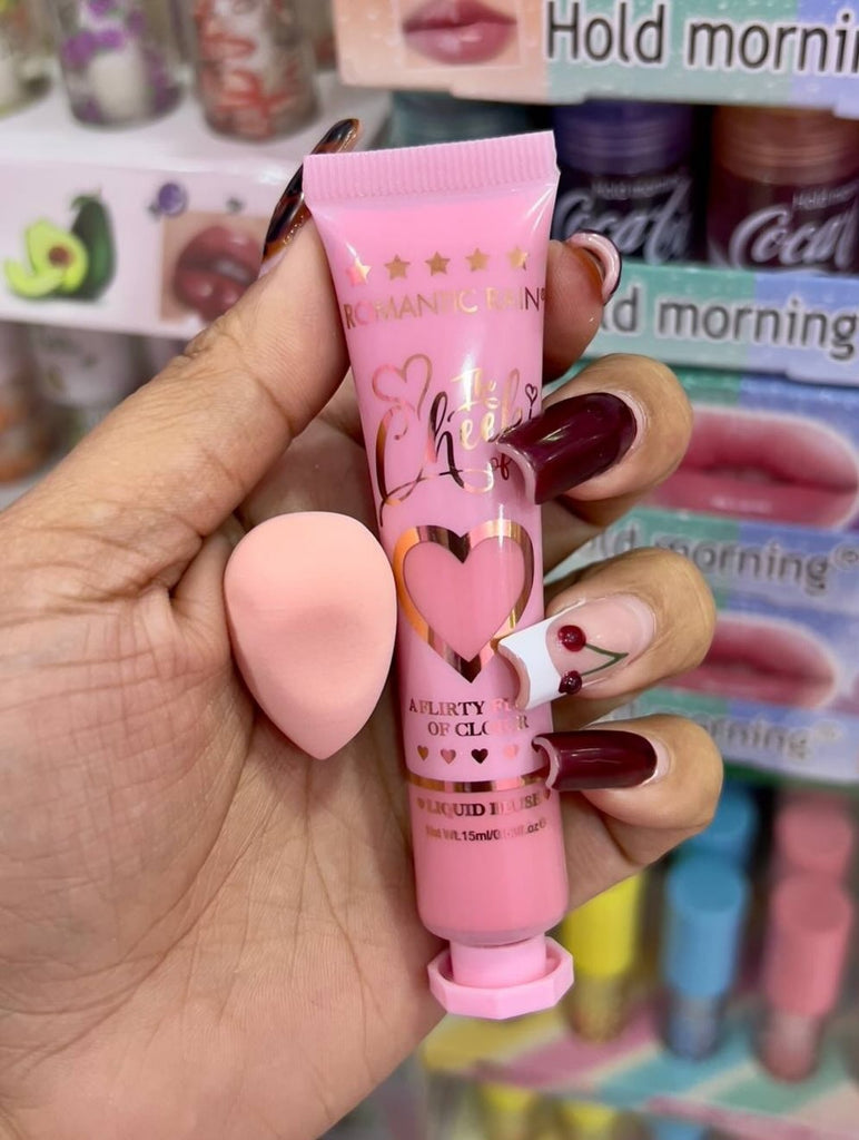 2 in 1 Blush & Blender Deal – Dual-Action Makeup Essential for Effortless Application - Orange